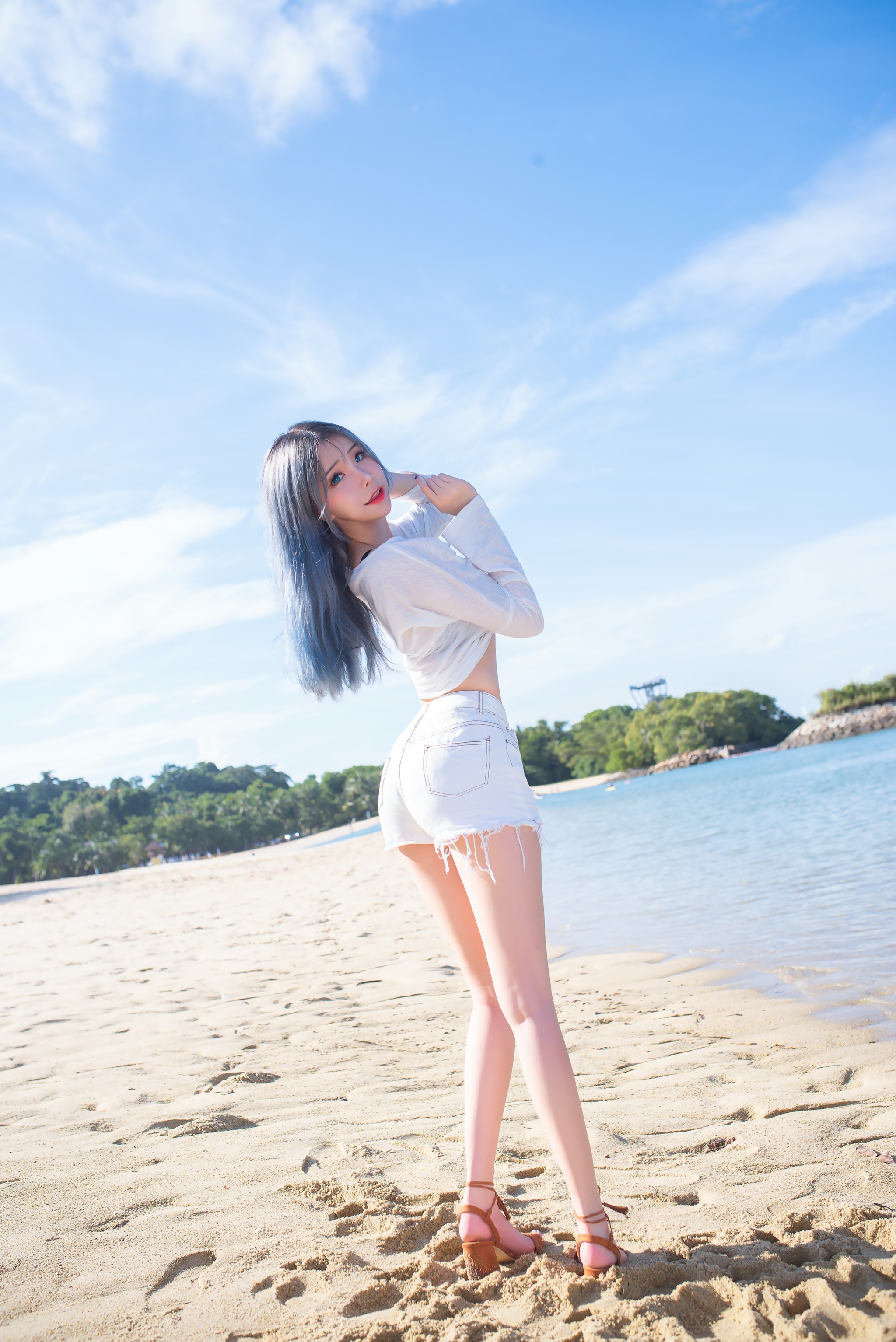 图片[1]-花リリ（Plant Lily） – NO.001 Beach lily [40P]-XikXak